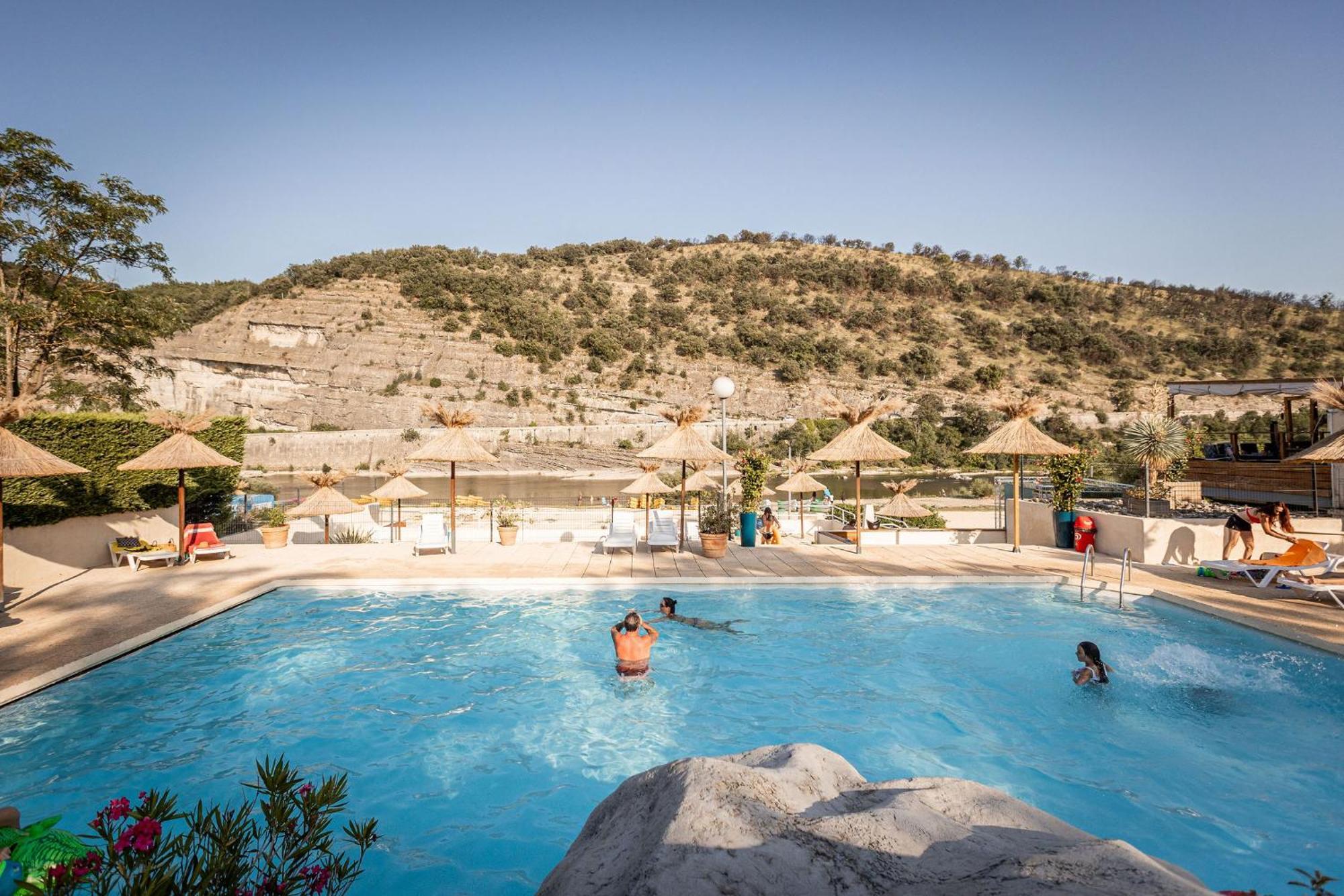 Aloha Plage Camping 4Etoiles Sampzon Exterior foto